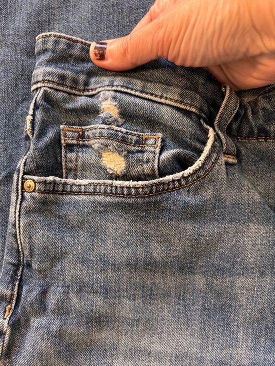 Joes Jeans Straight Leg Distressed Denim Size 32 - Picture 4 of 14